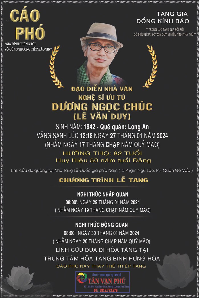 Đạo diễn phim cuối cùng của Lê Công Tuấn Anh qua đời- Ảnh 3. Đạo diễn phim cuối cùng của Lê Công Tuấn Anh qua đời- Ảnh 3.