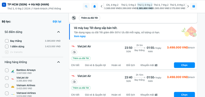 Hãng hàng không "đua" nhập máy bay mới, giá vé Tết có giảm?- Ảnh 1. Hãng hàng không "đua" nhập máy bay mới, giá vé Tết có giảm?- Ảnh 1.