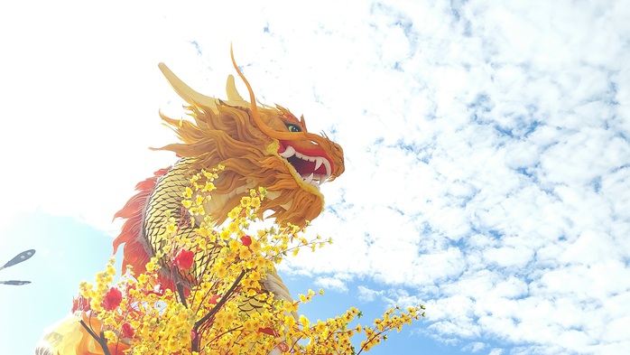 Linh vật rồng vừa được đặt ở Công viên Lao Bảo đã nhận được nhiều lời khen- Ảnh 5. Linh vật rồng vừa được đặt ở Công viên Lao Bảo đã nhận được nhiều lời khen- Ảnh 5.