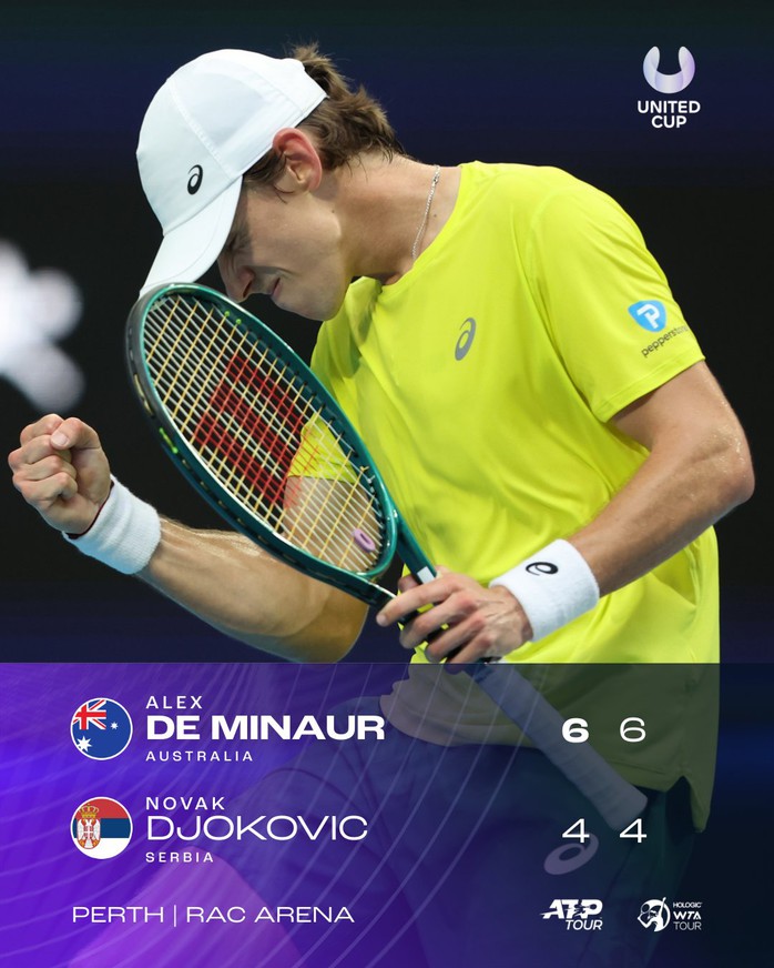 Djokovic nhận thất bại đầu tiên trong năm 2024- Ảnh 1. Djokovic nhận thất bại đầu tiên trong năm 2024- Ảnh 1.