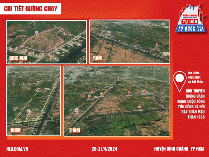 Cung đường chạy của Giải Half-marathon “Tự hào Tổ quốc tôi” 2024 Ảnh: HOÀNG TRIỀU - Đồ họa: TẤN NGUYÊN Cung đường chạy của Giải Half-marathon “Tự hào Tổ quốc tôi” 2024 Ảnh: HOÀNG TRIỀU - Đồ họa: TẤN NGUYÊN
