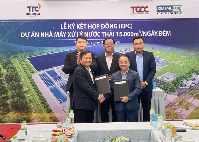 KCN Thành Thành Công xây dựng nhà máy xử lý nước thải công suất 15.000 m3- Ảnh 1. KCN Thành Thành Công xây dựng nhà máy xử lý nước thải công suất 15.000 m3- Ảnh 1.