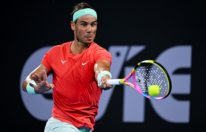 Nadal thắng một mạch vào tứ kết Brisbane International 2024- Ảnh 2. Nadal thắng một mạch vào tứ kết Brisbane International 2024- Ảnh 2.