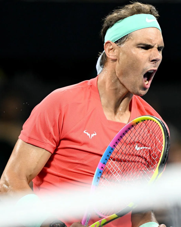 Nadal thắng một mạch vào tứ kết Brisbane International 2024- Ảnh 1. Nadal thắng một mạch vào tứ kết Brisbane International 2024- Ảnh 1.