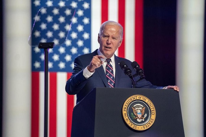 Tổng thống Joe Biden chỉ trích ông Donald Trump dữ dội- Ảnh 1. Tổng thống Joe Biden chỉ trích ông Donald Trump dữ dội- Ảnh 1.
