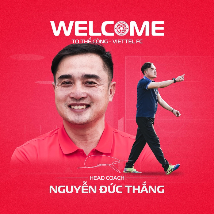 HLV Nguyễn Đức Thắng dẫn dắt CLB Thể Công Viettel- Ảnh 1. HLV Nguyễn Đức Thắng dẫn dắt CLB Thể Công Viettel- Ảnh 1.