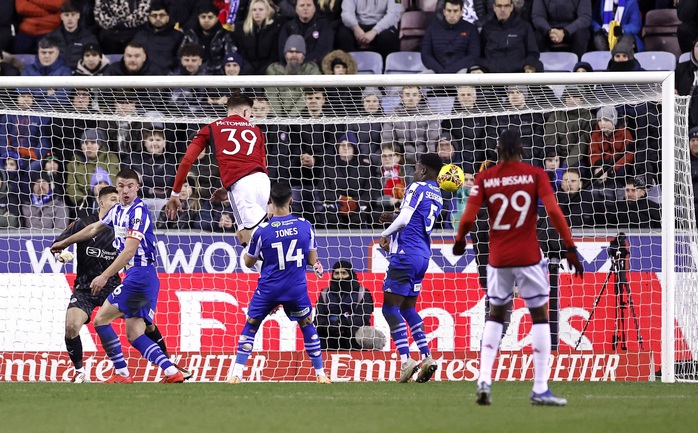 Áp đảo đội Hạng nhì Wigan, Man United tiến thẳng vòng 4 FA Cup- Ảnh 4. Áp đảo đội Hạng nhì Wigan, Man United tiến thẳng vòng 4 FA Cup- Ảnh 4.