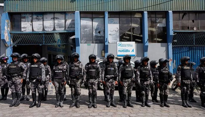 Tổng thống Ecuador Daniel Noboa ban bố lệnh tình trạng khẩn cấp trên toàn quốc trong 60 ngày. Ảnh: Reuters Tổng thống Ecuador Daniel Noboa ban bố lệnh tình trạng khẩn cấp trên toàn quốc trong 60 ngày. Ảnh: Reuters