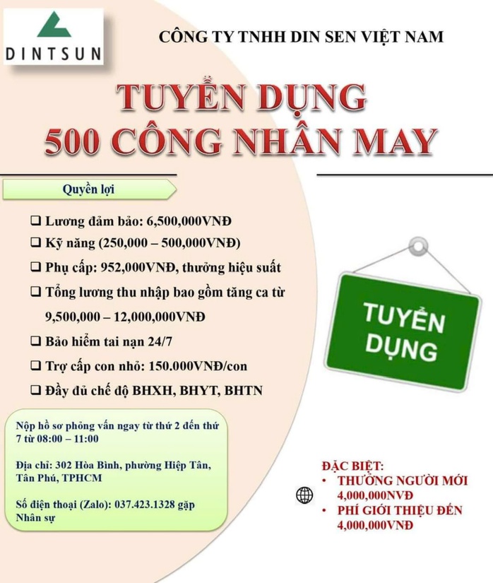 Thiếu lao động, doanh nghiệp tuyển công nhân chỉ cần biết đọc, biết viết- Ảnh 2. Thiếu lao động, doanh nghiệp tuyển công nhân chỉ cần biết đọc, biết viết- Ảnh 2.