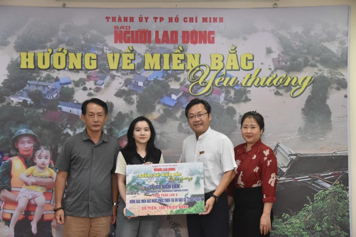 Sư cô Bích Liên đóng góp thêm 150 triệu đồng giúp đồng bào miền Bắc khắc phục hậu quả thiên tai- Ảnh 1. Sư cô Bích Liên đóng góp thêm 150 triệu đồng giúp đồng bào miền Bắc khắc phục hậu quả thiên tai- Ảnh 1.