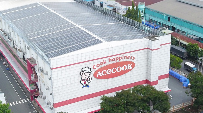 Hệ thống điện mặt trời mái nhà cung cấp năng lượng sạch cho nhà máy của Acecook Việt Nam Hệ thống điện mặt trời mái nhà cung cấp năng lượng sạch cho nhà máy của Acecook Việt Nam