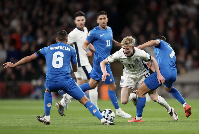 Thủng lưới phút bù giờ, tuyển Anh nhận thất bại sốc Nations League- Ảnh 1. Thủng lưới phút bù giờ, tuyển Anh nhận thất bại sốc Nations League- Ảnh 1.