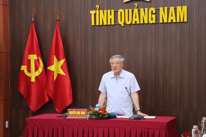 Phó Thủ tướng Thường trực Nguyễn Hòa Bình làm việc với 5 địa phương miền Trung- Ảnh 2.