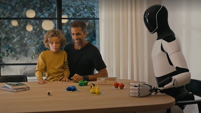 Lộ diện robot hình người giúp trông trẻ, làm việc nhà của Elon Musk- Ảnh 1. Lộ diện robot hình người giúp trông trẻ, làm việc nhà của Elon Musk- Ảnh 1.