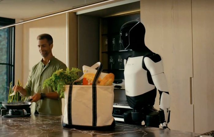 Lộ diện robot hình người giúp trông trẻ, làm việc nhà của Elon Musk- Ảnh 3. Lộ diện robot hình người giúp trông trẻ, làm việc nhà của Elon Musk- Ảnh 3.