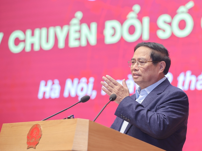 Thủ tướng: Chuyển đổi số phải nói thật, làm thật, để người dân thụ hưởng thật- Ảnh 1. Thủ tướng: Chuyển đổi số phải nói thật, làm thật, để người dân thụ hưởng thật- Ảnh 1.