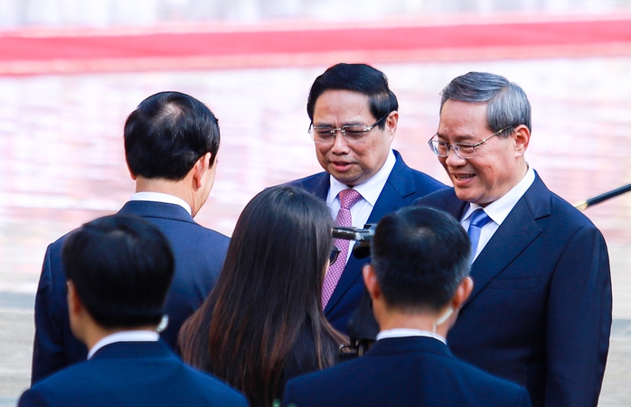 Thủ tướng Phạm Minh Chính chủ trì lễ đón Thủ tướng Trung Quốc Lý Cường- Ảnh 11. Thủ tướng Phạm Minh Chính chủ trì lễ đón Thủ tướng Trung Quốc Lý Cường- Ảnh 11.
