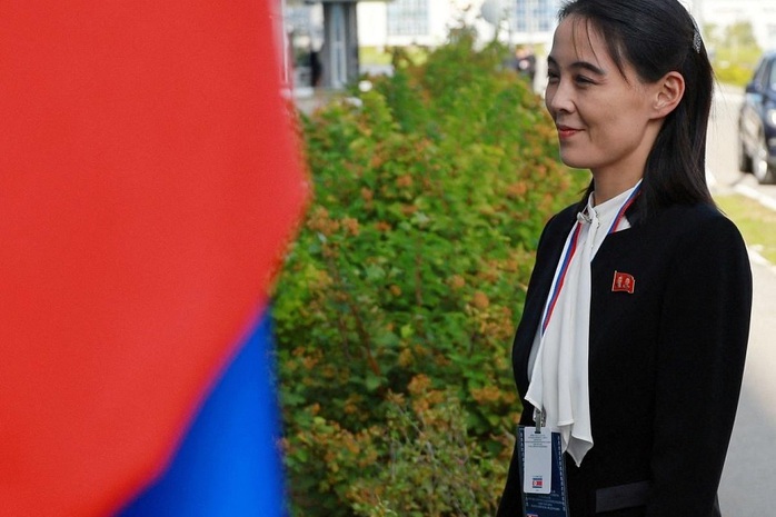 Bà Kim Yo-jong, em gái nhà lãnh đạo Triều Tiên Kim Jong-un. Ảnh: Reuters Bà Kim Yo-jong, em gái nhà lãnh đạo Triều Tiên Kim Jong-un. Ảnh: Reuters