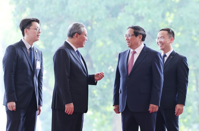 Thủ tướng Phạm Minh Chính chủ trì lễ đón Thủ tướng Trung Quốc Lý Cường- Ảnh 16. Thủ tướng Phạm Minh Chính chủ trì lễ đón Thủ tướng Trung Quốc Lý Cường- Ảnh 16.