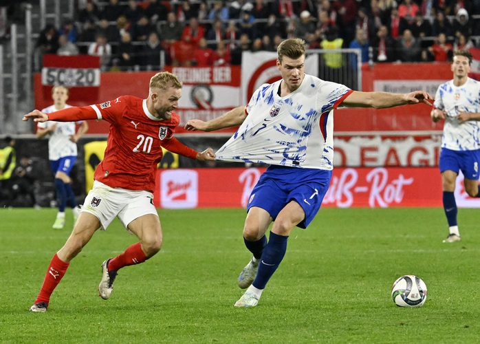 Haaland tịt ngòi trên đất Áo, Na Uy thua sốc tại Nations League- Ảnh 3. Haaland tịt ngòi trên đất Áo, Na Uy thua sốc tại Nations League- Ảnh 3.