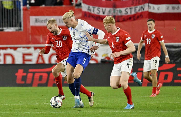 Haaland tịt ngòi trên đất Áo, Na Uy thua sốc tại Nations League- Ảnh 1. Haaland tịt ngòi trên đất Áo, Na Uy thua sốc tại Nations League- Ảnh 1.