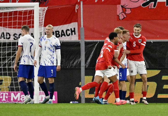 Haaland tịt ngòi trên đất Áo, Na Uy thua sốc tại Nations League- Ảnh 4. Haaland tịt ngòi trên đất Áo, Na Uy thua sốc tại Nations League- Ảnh 4.