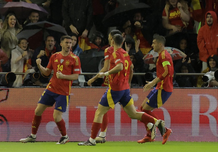 Tây Ban Nha bùng nổ, chiếm ngôi đầu vòng bảng Nations League- Ảnh 1. Tây Ban Nha bùng nổ, chiếm ngôi đầu vòng bảng Nations League- Ảnh 1.