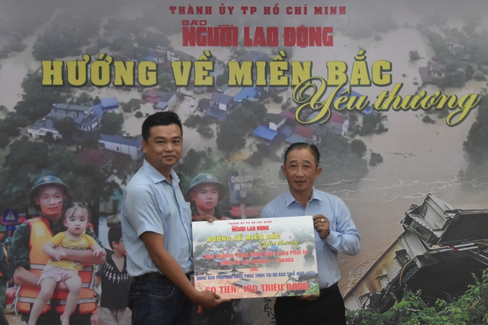 200 triệu đồng tặng các chương trình xã hội của Báo Người Lao Động- Ảnh 1. 200 triệu đồng tặng các chương trình xã hội của Báo Người Lao Động- Ảnh 1.