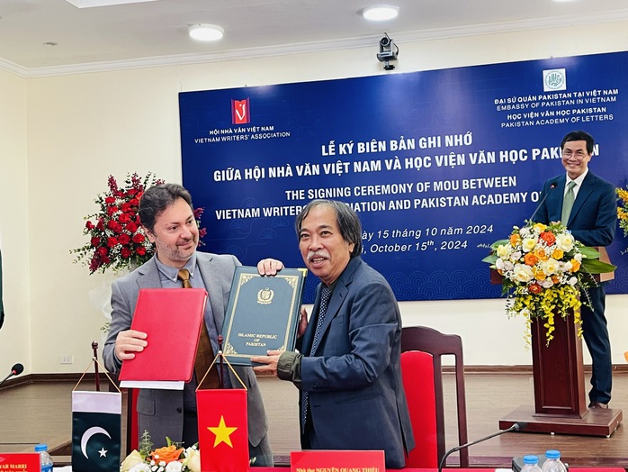 Hội Nhà văn Việt Nam hợp tác với Viện Văn học Pakistan- Ảnh 1. Hội Nhà văn Việt Nam hợp tác với Viện Văn học Pakistan- Ảnh 1.