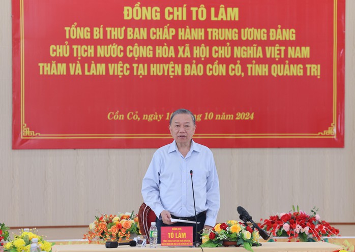 Tổng Bí thư, Chủ tịch nước Tô Lâm: Xây dựng Cồn Cỏ thành khu vực phòng thủ vững chắc- Ảnh 3. Tổng Bí thư, Chủ tịch nước Tô Lâm: Xây dựng Cồn Cỏ thành khu vực phòng thủ vững chắc- Ảnh 3.