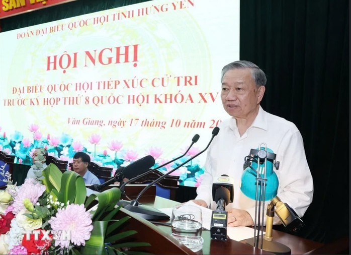Tổng Bí thư, Chủ tịch nước Tô Lâm tiếp xúc cử tri Hưng Yên- Ảnh 3. Tổng Bí thư, Chủ tịch nước Tô Lâm tiếp xúc cử tri Hưng Yên- Ảnh 3.