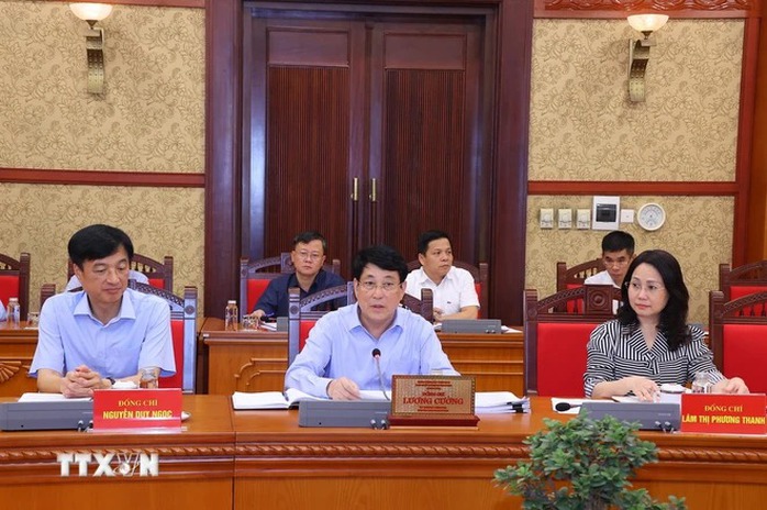 Thường trực Ban Bí thư Lương Cường chủ trì giao ban các ban đảng, 4 văn phòng...- Ảnh 2. Thường trực Ban Bí thư Lương Cường chủ trì giao ban các ban đảng, 4 văn phòng...- Ảnh 2.