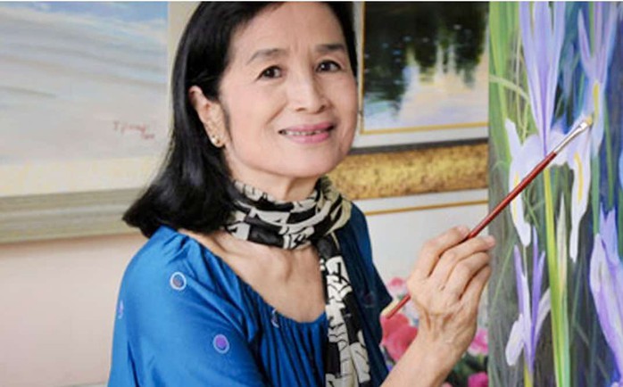 Triển lãm 25 bức tranh "Quê hương" của NSND Trà Giang- Ảnh 1. Triển lãm 25 bức tranh "Quê hương" của NSND Trà Giang- Ảnh 1.