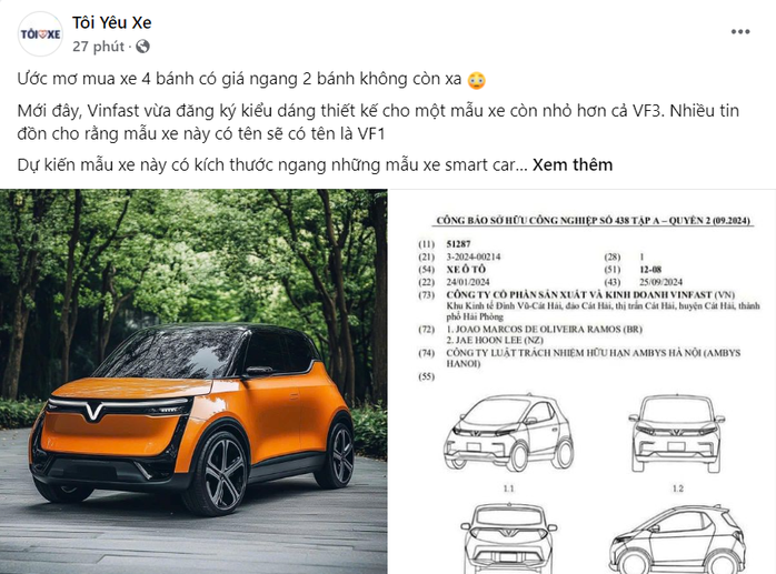 Cộng đồng mạng đua nhau vẽ hình xe điện mini mới của VinFast- Ảnh 2. Cộng đồng mạng đua nhau vẽ hình xe điện mini mới của VinFast- Ảnh 2.