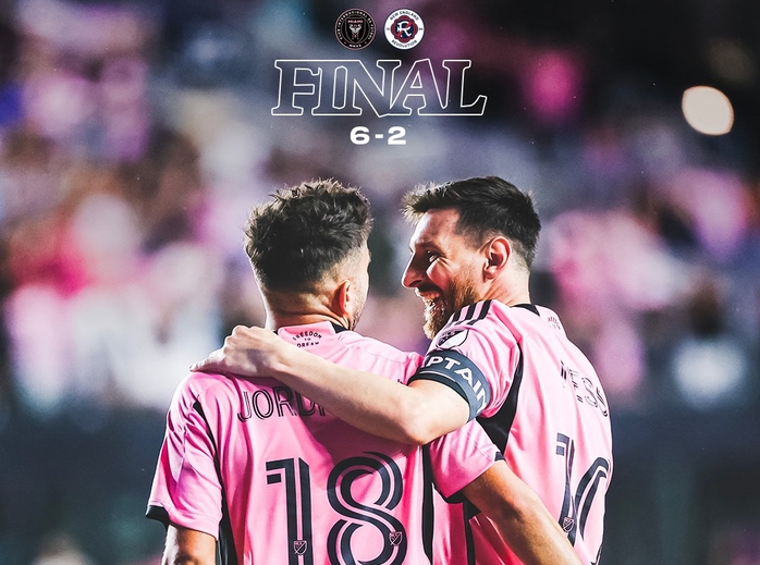 Messi lập hat-trick, Inter Miami tạo kỷ lục giải đấu- Ảnh 1. Messi lập hat-trick, Inter Miami tạo kỷ lục giải đấu- Ảnh 1.