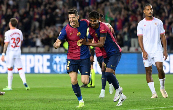 Barcelona "hủy diệt" Sevilla, hâm nóng Siêu kinh điển - Ảnh 1. Barcelona "hủy diệt" Sevilla, hâm nóng Siêu kinh điển - Ảnh 1.