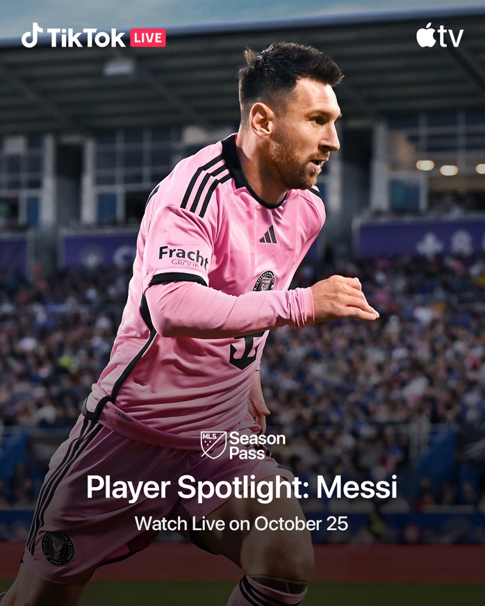 Sức hút của Messi khiến MLS, TikTok làm điều chưa từng có- Ảnh 1. Sức hút của Messi khiến MLS, TikTok làm điều chưa từng có- Ảnh 1.