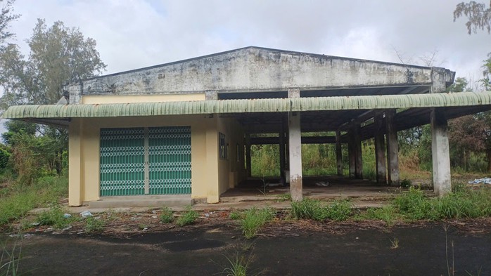 Một phần chợ An Phú được dùng làm nhà văn hóa ấp. Ảnh: VÂN DU Một phần chợ An Phú được dùng làm nhà văn hóa ấp. Ảnh: VÂN DU