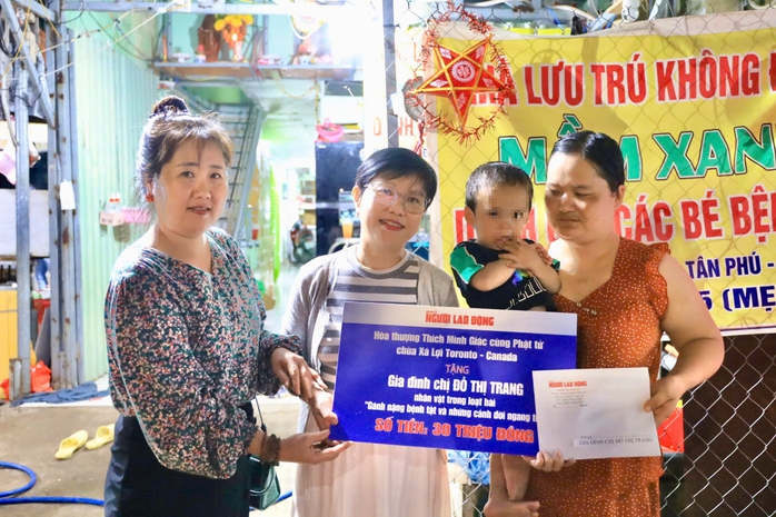 Trao 60 triệu đồng tiếp sức 2 bệnh nhi ung thư- Ảnh 1. Trao 60 triệu đồng tiếp sức 2 bệnh nhi ung thư- Ảnh 1.