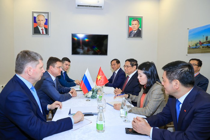 Thủ tướng Phạm Minh Chính tiếp Phó Thủ tướng Nga Alexander Novak. Ảnh: VGP Thủ tướng Phạm Minh Chính tiếp Phó Thủ tướng Nga Alexander Novak. Ảnh: VGP