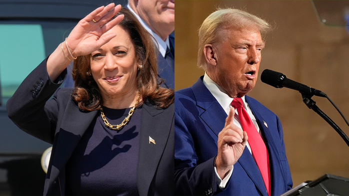 Bà Harris vẫn dẫn trước ông Trump trong thăm dò, ông Biden lên tiếng- Ảnh 1. Bà Harris vẫn dẫn trước ông Trump trong thăm dò, ông Biden lên tiếng- Ảnh 1.