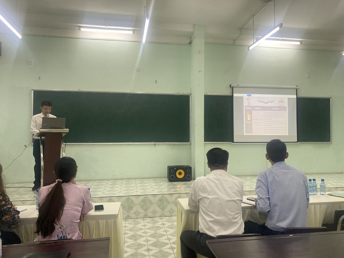 Tiết học văn "bùng nổ" của khóa học sinh đầu tiên Trường THCS-THPT Trần Đại Nghĩa- Ảnh 2. Tiết học văn "bùng nổ" của khóa học sinh đầu tiên Trường THCS-THPT Trần Đại Nghĩa- Ảnh 2.