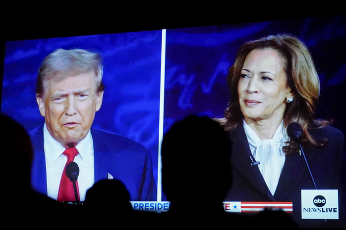 Hai ứng viên tổng thống Donald Trump và Kamala Harris. Ảnh: Bloomberg Hai ứng viên tổng thống Donald Trump và Kamala Harris. Ảnh: Bloomberg