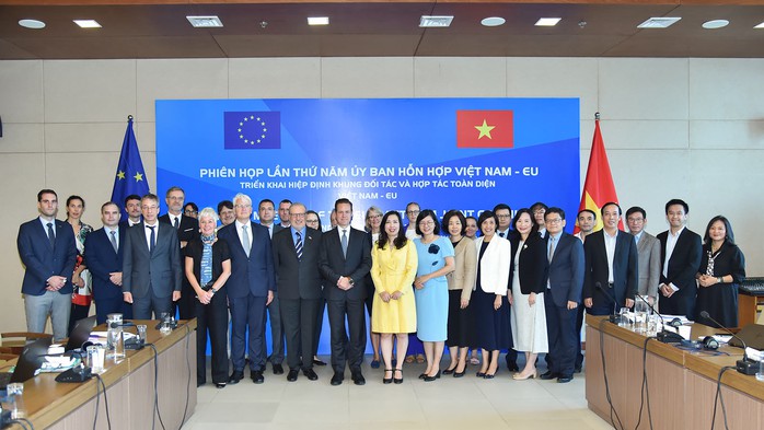 Việt Nam - EU nhất trí phối hợp nâng cấp quan hệ song phương- Ảnh 1. Việt Nam - EU nhất trí phối hợp nâng cấp quan hệ song phương- Ảnh 1.