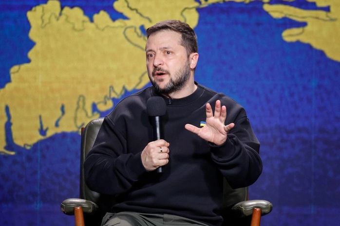 Tổng thống Ukraine Volodymyr Zelensky. Ảnh: EPA Tổng thống Ukraine Volodymyr Zelensky. Ảnh: EPA