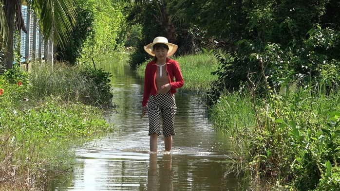 VIDEO: Người dân vùng ven Bạc Liêu khổ sở vì nước ngập triền miên- Ảnh 1. VIDEO: Người dân vùng ven Bạc Liêu khổ sở vì nước ngập triền miên- Ảnh 1.