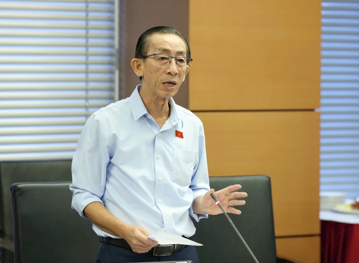 Đại biểu Trần Hoàng Ngân đề nghị có quy định cụ thể về kinh doanh thương mại điện tử khi sửa đổi Luật Quản lý thuếẢnh: HỒ LONG Đại biểu Trần Hoàng Ngân đề nghị có quy định cụ thể về kinh doanh thương mại điện tử khi sửa đổi Luật Quản lý thuếẢnh: HỒ LONG