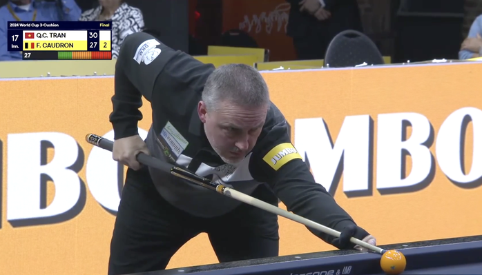 Trần Quyết Chiến lần thứ tư lên ngôi vô địch World Cup billiards- Ảnh 2. Trần Quyết Chiến lần thứ tư lên ngôi vô địch World Cup billiards- Ảnh 2.