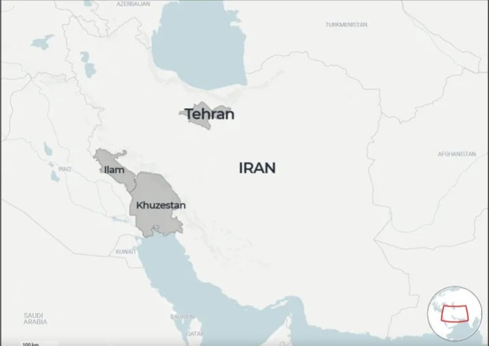 Các khu vực ở Iran là mục tiêu bị Israel tấn công rạng sáng 26-10. Ảnh: Al Jazeera Các khu vực ở Iran là mục tiêu bị Israel tấn công rạng sáng 26-10. Ảnh: Al Jazeera