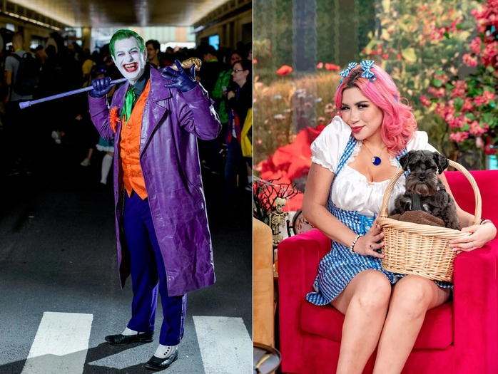 Song Tử nên thử hóa thân thành nhân vật Joker cho mùa Halloween năm nay. Ảnh: @Roy Rochlin Gợi ý thú vị cho Cự Giải là cô bé Dorothy Gale. Ảnh: @Telemundo Song Tử nên thử hóa thân thành nhân vật Joker cho mùa Halloween năm nay. Ảnh: @Roy Rochlin Gợi ý thú vị cho Cự Giải là cô bé Dorothy Gale. Ảnh: @Telemundo